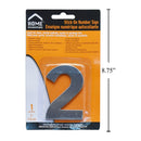 Letrero Señal numérica adhesiva de 3"