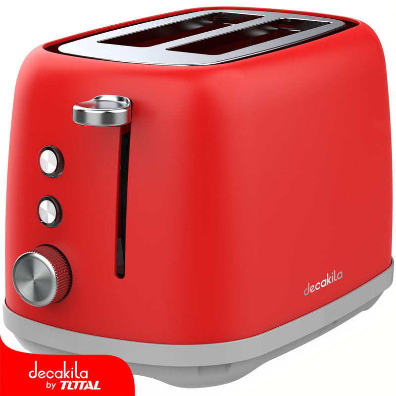 Tostadora Retro Decakila 750W. 2 rebanadas