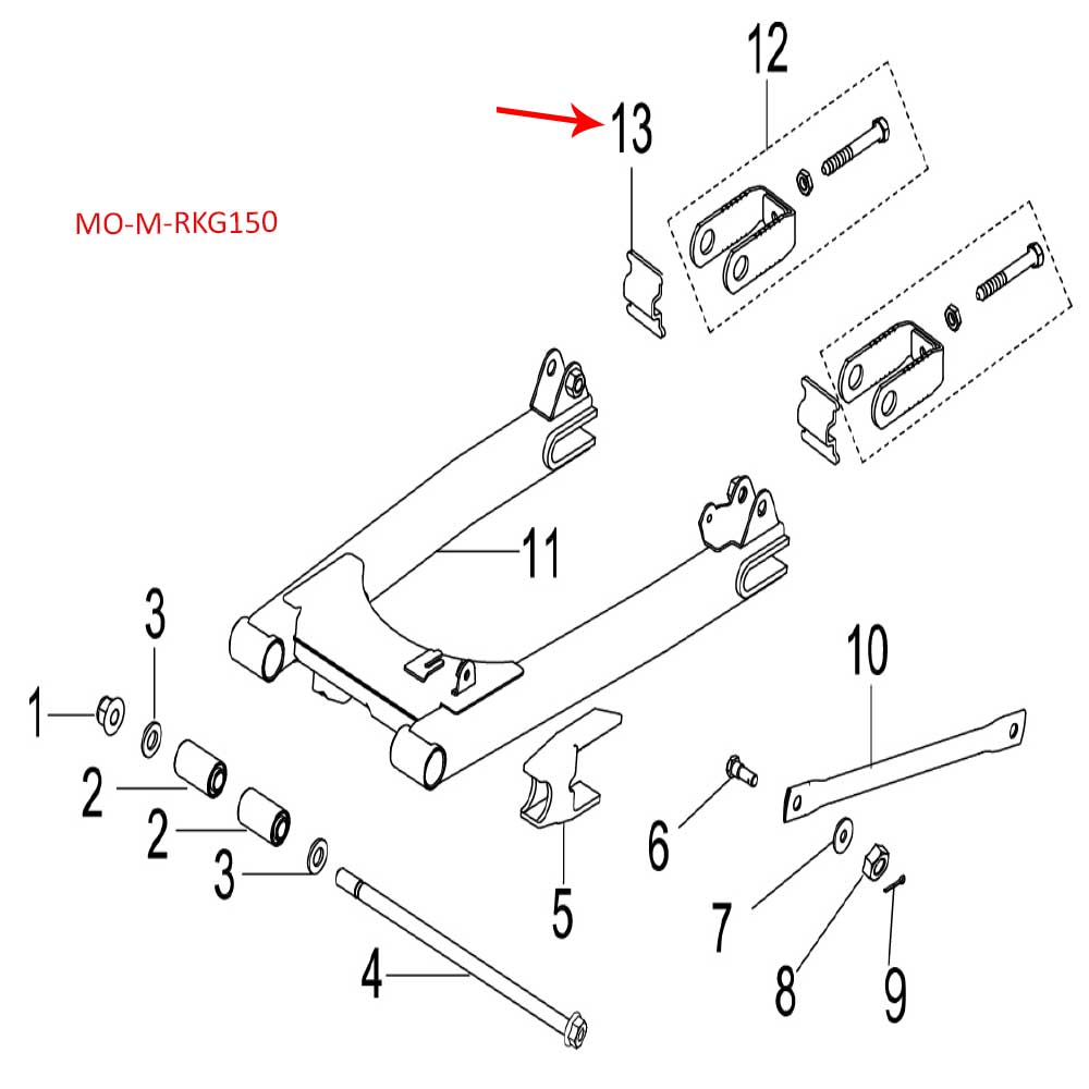 Tensor De Cadena (CODIGO NUEVO 53280J04020Z) (RKG150)