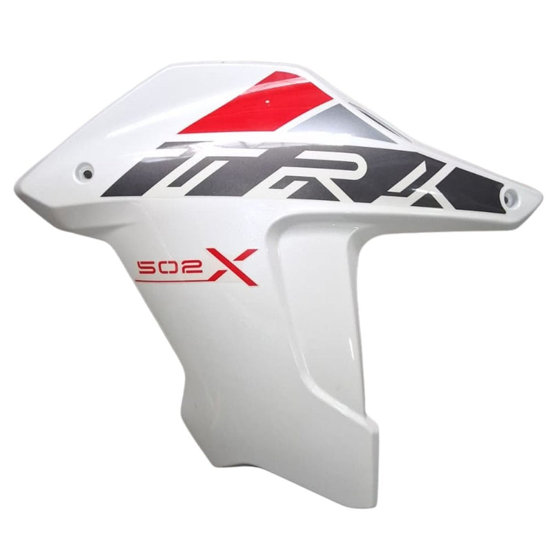 Covertor frontal izquierdo blanco con calcomanias (TRK502X)