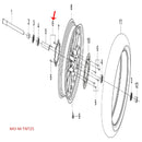 Tornillo M8x1.25X20 (K-BLADE, TNT25, TRK251, LEONCINO250, 302S, LEONCINO500, TRK502X, TNT600, 752S)