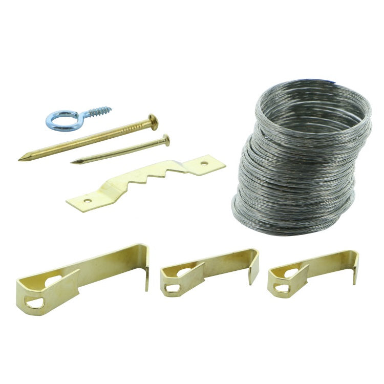 (106 piezas) Kit de accesorios para colgar cuadros