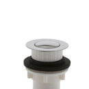 Desagüe cromado flexible para lavamanos de 1-1/4"