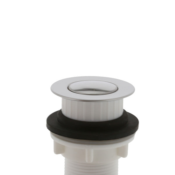 Desagüe cromado flexible para lavamanos de 1-1/4"