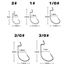 Anzuelos Kit de 50 Uds. con cuencas reflectivas