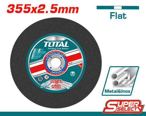 Disco De Corte 14" Tronzadora Plano 355 Mm ( 14" ) X 2.38Mm ( 3/32" ) X 25.4Mm ( 1"). Para Metal 1 Pza.