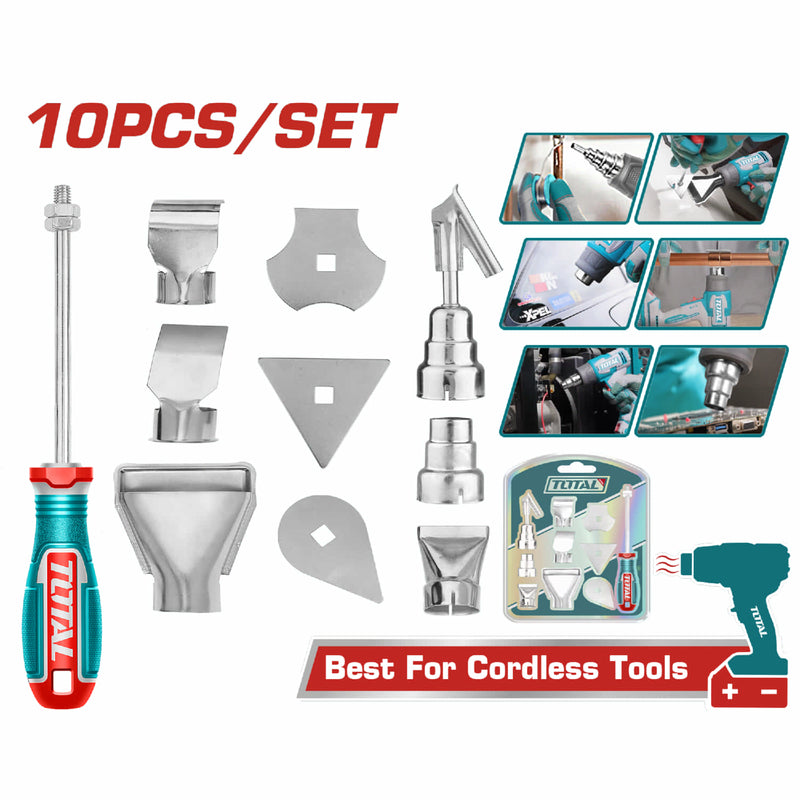 Boquillas y Rascadores para Pistola de Calor. Set de 10 piezas.blower accesorios