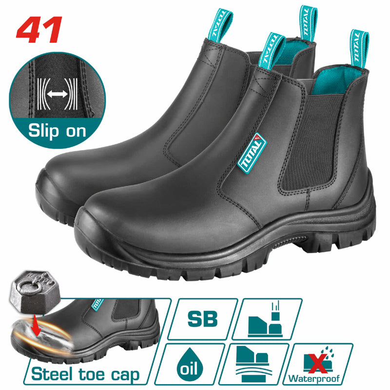 Botas de Seguridad con goma de ajuste deslizadora 41 (7). SB: puntera de acero.