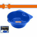 Bandeja para drenaje de aceite 8L. Recipiente de plástico.