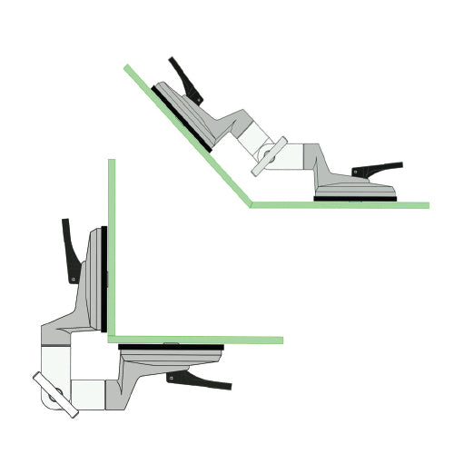 Herramienta de succión para montajes de fachadas y vitrinas