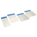 Jgo 4 Cuñas P/Raspar Mgo Plast Foy