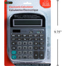 Calculadora Desk Tech de 12 dígitos con batería, alimentación dual