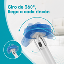 Cepillo Inodoro Desechable con 32 Repuestos y Detergente Integrado. Escobilla para Inodoro con Base Adhesiva de Pared (9.3x14.5x41.5cm) Limpieza de Servicio Retrete