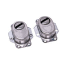 Juego de Maniguetas para puerta de Seguridad Universal Izquierda y Derecha. Acero Cromado. Modelo 0603