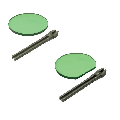 Tenazas para cortar vidrio de hasta 20 mm de espesor.