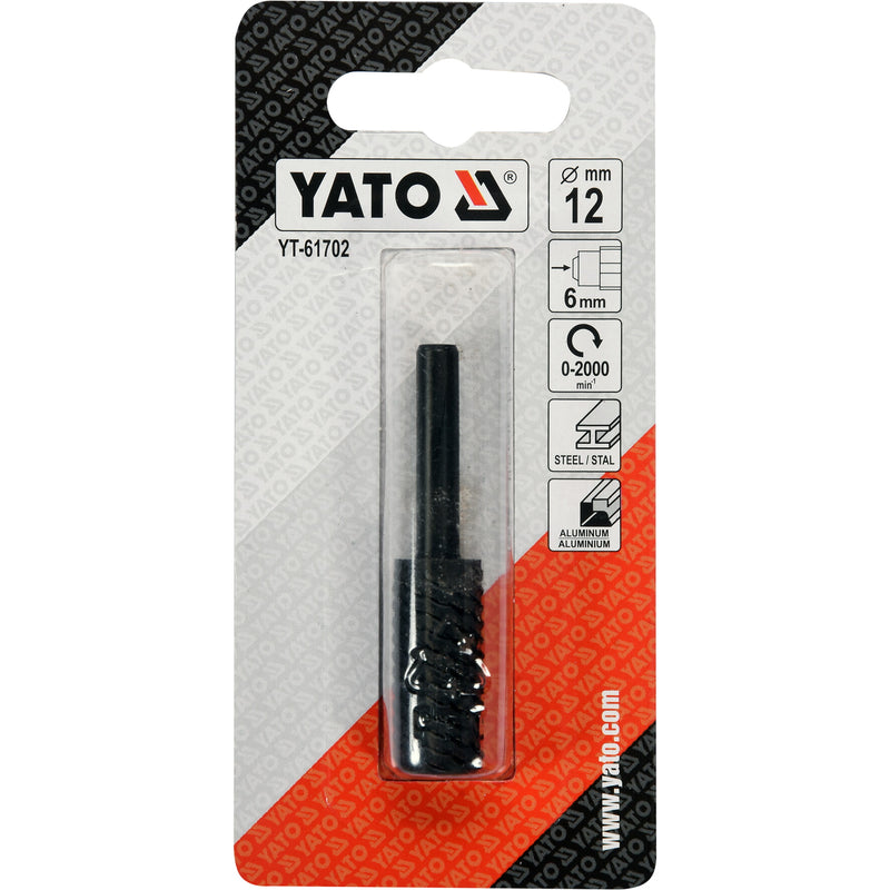 Fresa Lima Rotativa 12mm para metal Vástago 6mm. Para Motortool, Dremel