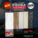 Piedra Flexible Ladrillo claro panel 240 X 60 mm (2.5 - 3.3mm) 350 Pc/ box (5.04 m2)
