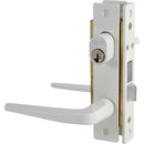 Cerradura Aluminio Basic Sencilla Color Blanco Lock