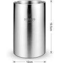 Enfriador térmico para botellas de vino de acero inoxidable