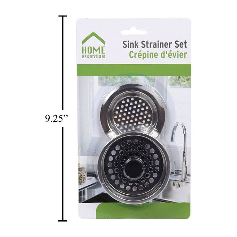 Juego de colador para fregadero de 2 piezas