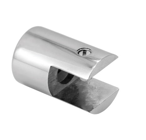 Conector muro-vidrio para repisa 5-10mm.