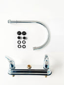 Grifo de fregador rigido 8" Mezclador con 2 manerales. NESSATI