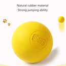 Pelota de Caucho Solido con efecto rebote. Tamaño 6cm. Color Amarillo.