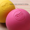 Pelota de Caucho Solido con efecto rebote. Tamaño 6cm. Color Amarillo.