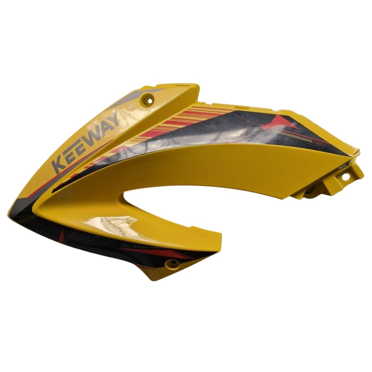 Covertor delantero lateral izquierdo amarillo con calcomanias (TX200)