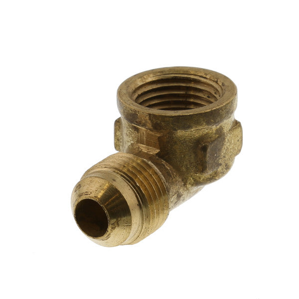 Codo flare de gas 90° de 3/8" x 3/8" (