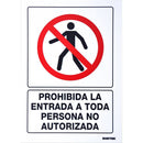 Letrero "Prohibida La Entrada" Surtek