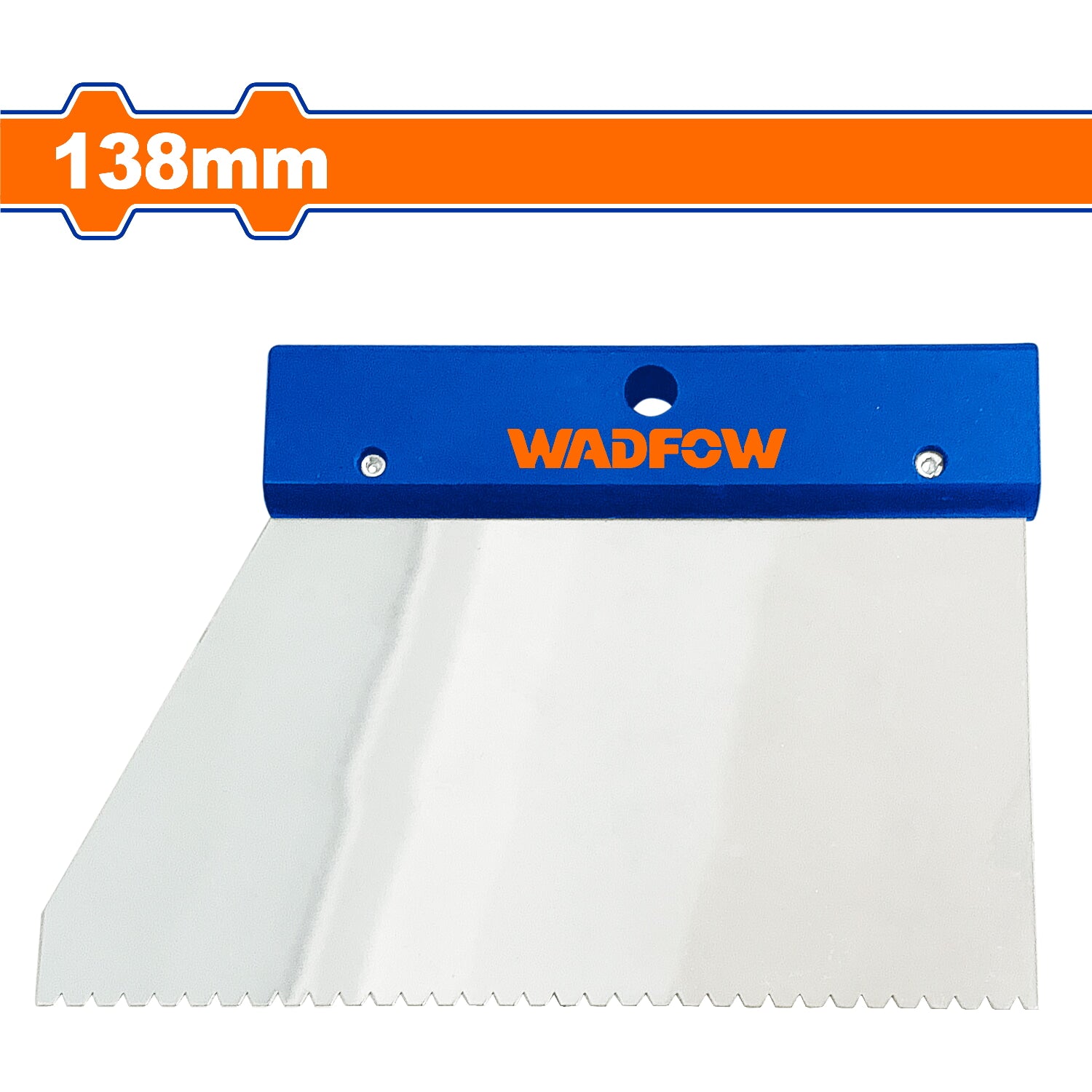 Raspador de Pared 138mm. Hoja de Acero. Espesor de la hoja: 0.5mm. Mango de plástico.