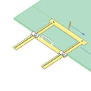 Marco de corte con divisiones métricas Longitud (mm) 1000.