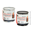 Porta lápices/ bolígrafos  metal  3.3x3.75 " (1pza) (Viene en colores variados al azar)