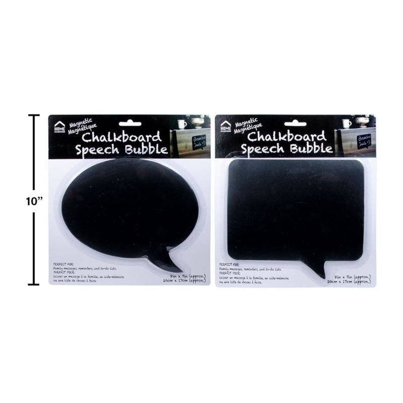 Pizarra magnética, 2 burbujas de discurso de estilo, 20x16.5cm
