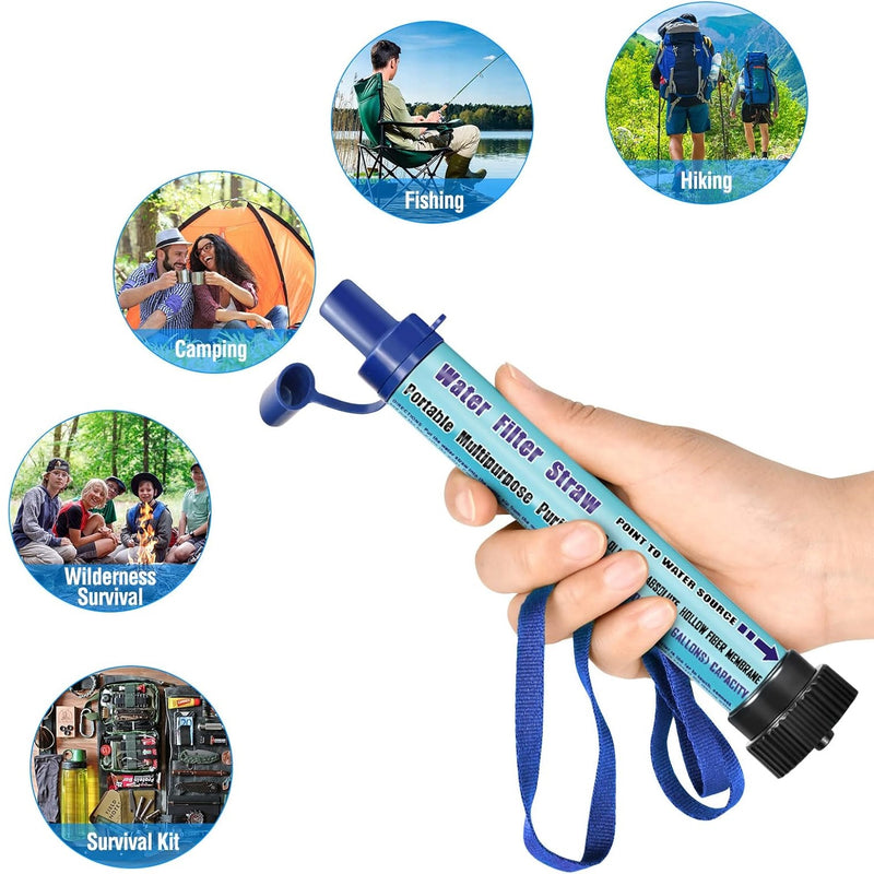 Filtro de Agua personal para senderismo.