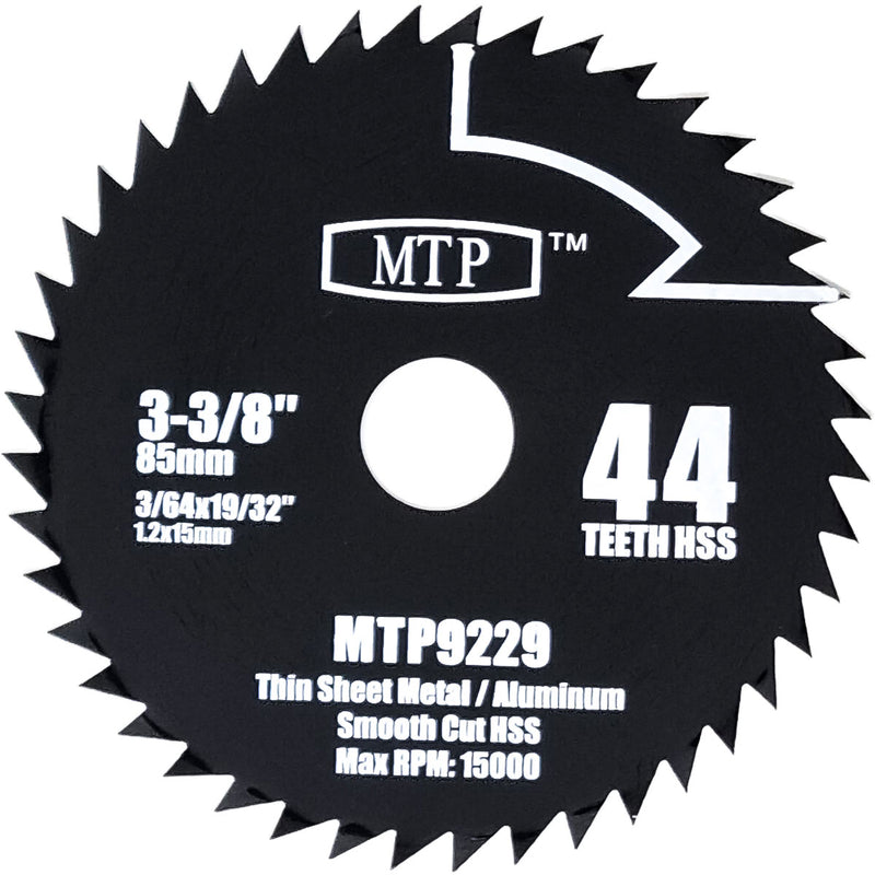 Cuchilla hoja de repuesto para mini sierra circular 3-3/8”. (3 Und)