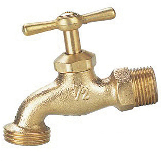 Llave de agua con rosca para manguera 120G 1/2". NESSATI