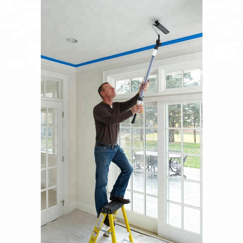 Rodillo de pintar con inyección de pintura.