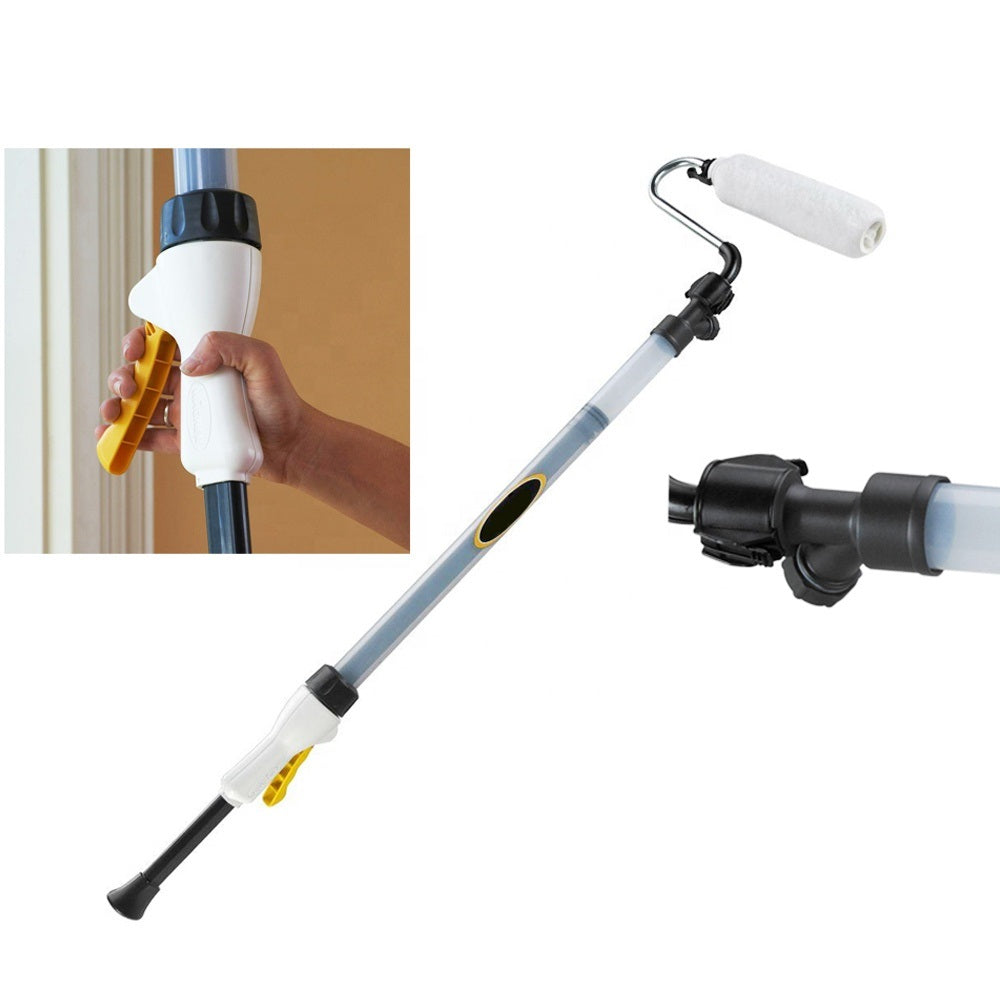 Rodillo de pintar con inyección de pintura.