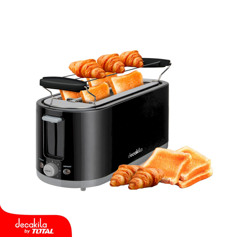 Tostadora de 4 rebanadas. 1400W. Voltaje: 120V/60Hz. Ranura 4 cortes.