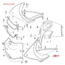 Covertor decorativo izquierdo del tanque (TX200)