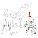 Tapa decorativa del interruptor de caballete lateral (TRK502X / 752S)