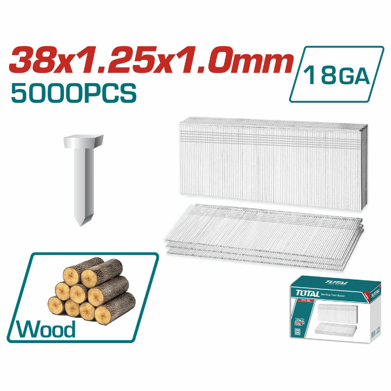 Clavos para clavadora (5000 pcs) 40mm cal.18