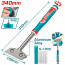 Raspador con placa de cuchilla 340mm. Incluye 6 hojas de cuchillo SK5