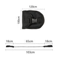 Motosierra de corte manual de cadena con bolsa protectora.