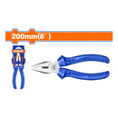 Alicate de combinación 8" Acero al carbono. Pulido. Mango ergonómico