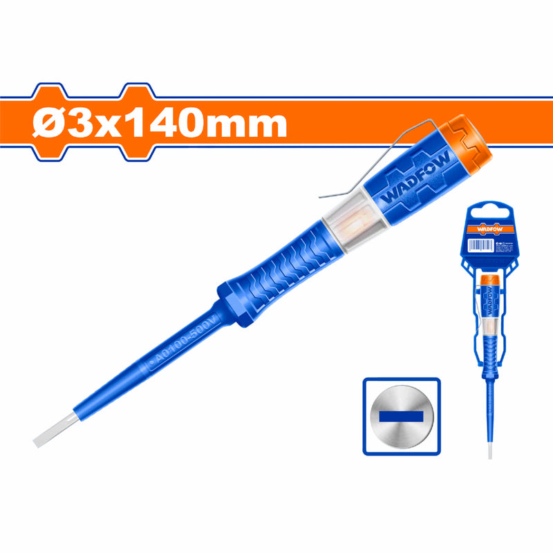 Lápiz Medidor Probador de Voltaje. Tamaño de Ranura: 3x140mm. AC100-500V Probador de Circuito.