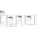 Herramienta fijación tacos de expansión para paredes huecas como gypsum+60 tacos