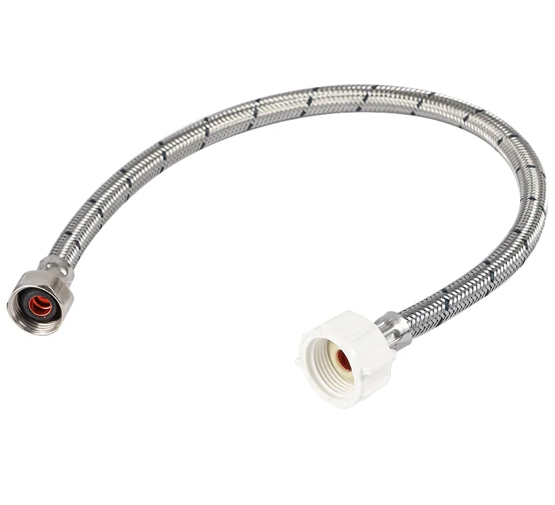 Tubo de abasto hembra 1/2" X hembra 7/8" X 16" flexible inodoro NESSATI